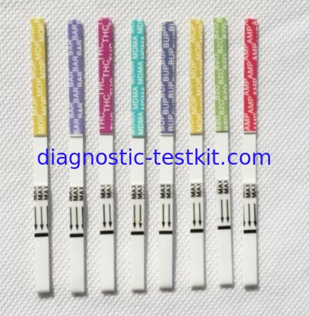 One Step Urine Drug Abuse Test Kit / Dipstick At Home Pathological Analysis Equipments
