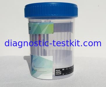 Quick Easy Home Drug Test Cup With Temperature Strip Packing Customized