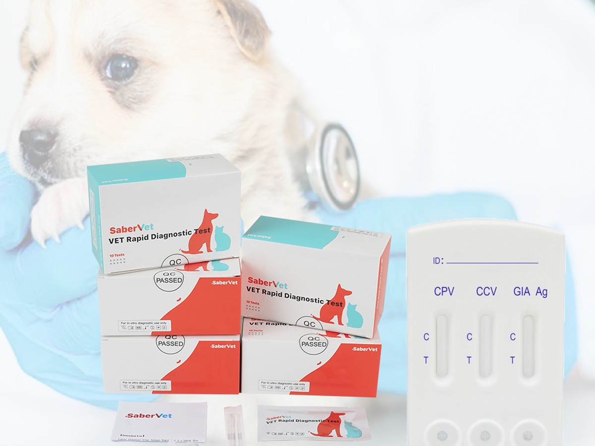 Veterinary rapid diagnostic test kits