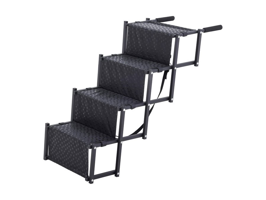 Folding dog steps, 4 steps