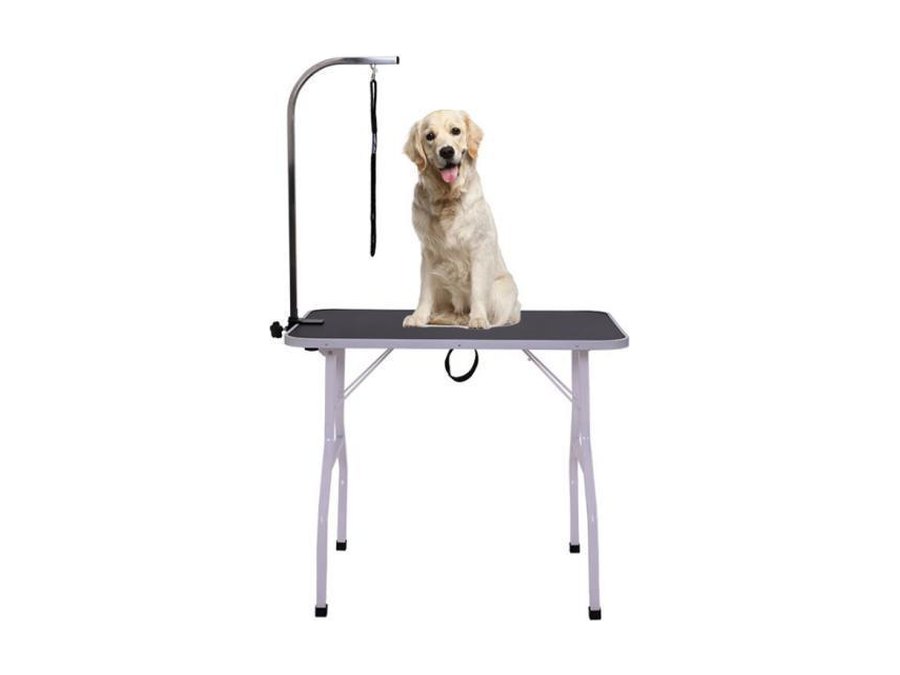 Folding grooming table, single arm, slim carton