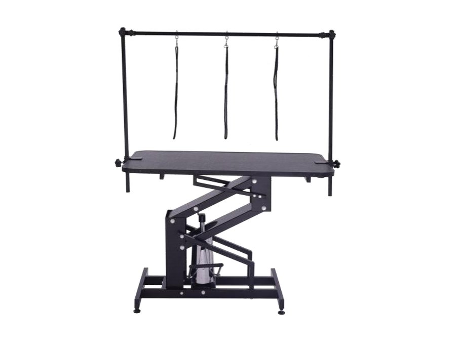 Hydraulic grooming table, Z-lift