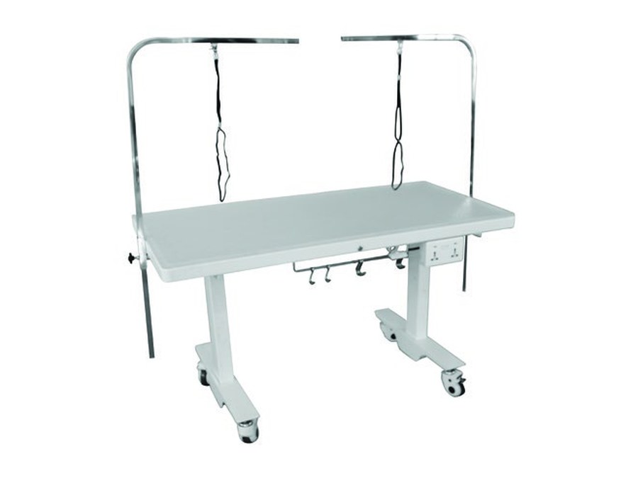 Electric grooming table, rectangular