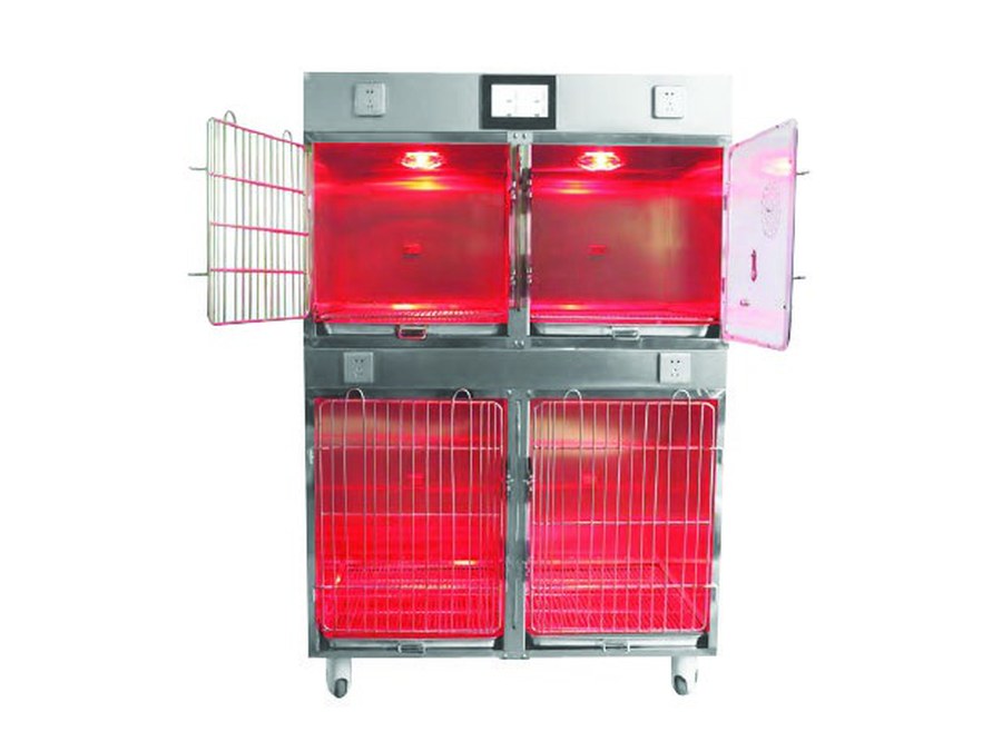 Infrared therapy cage, four compartment