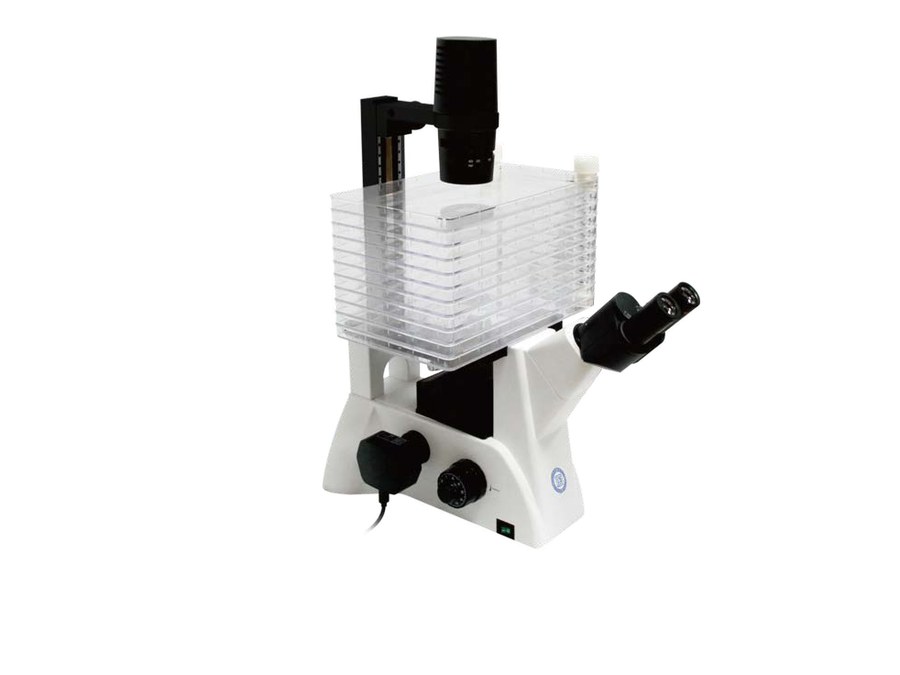 Inverted biological microscope, cell-factory